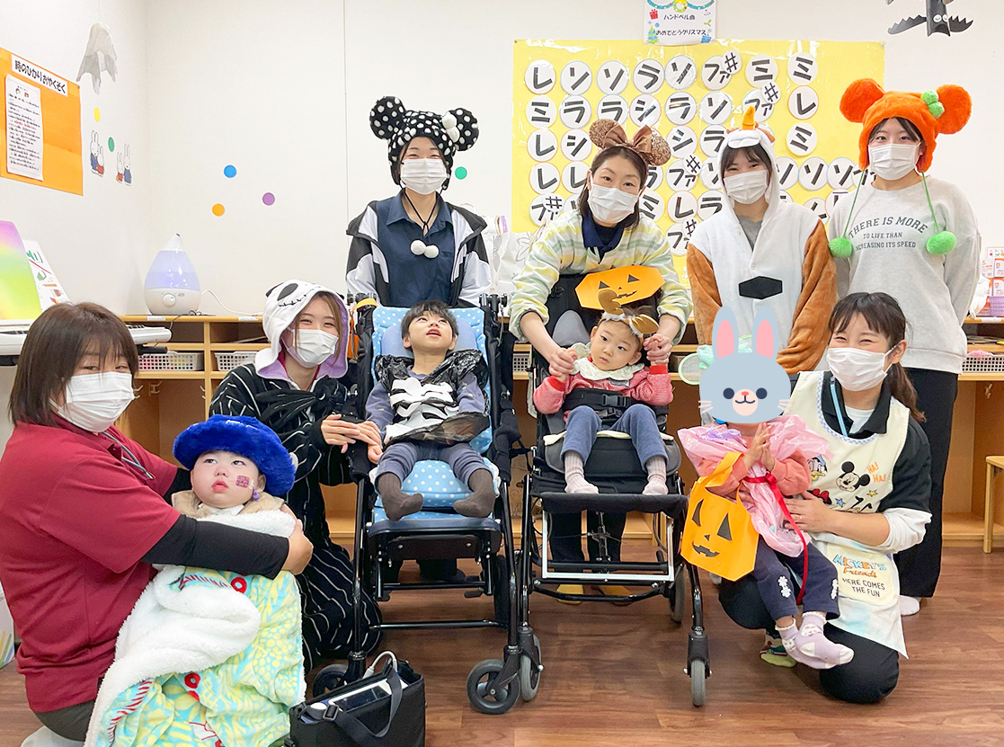 ハロウィンイベントの集合写真