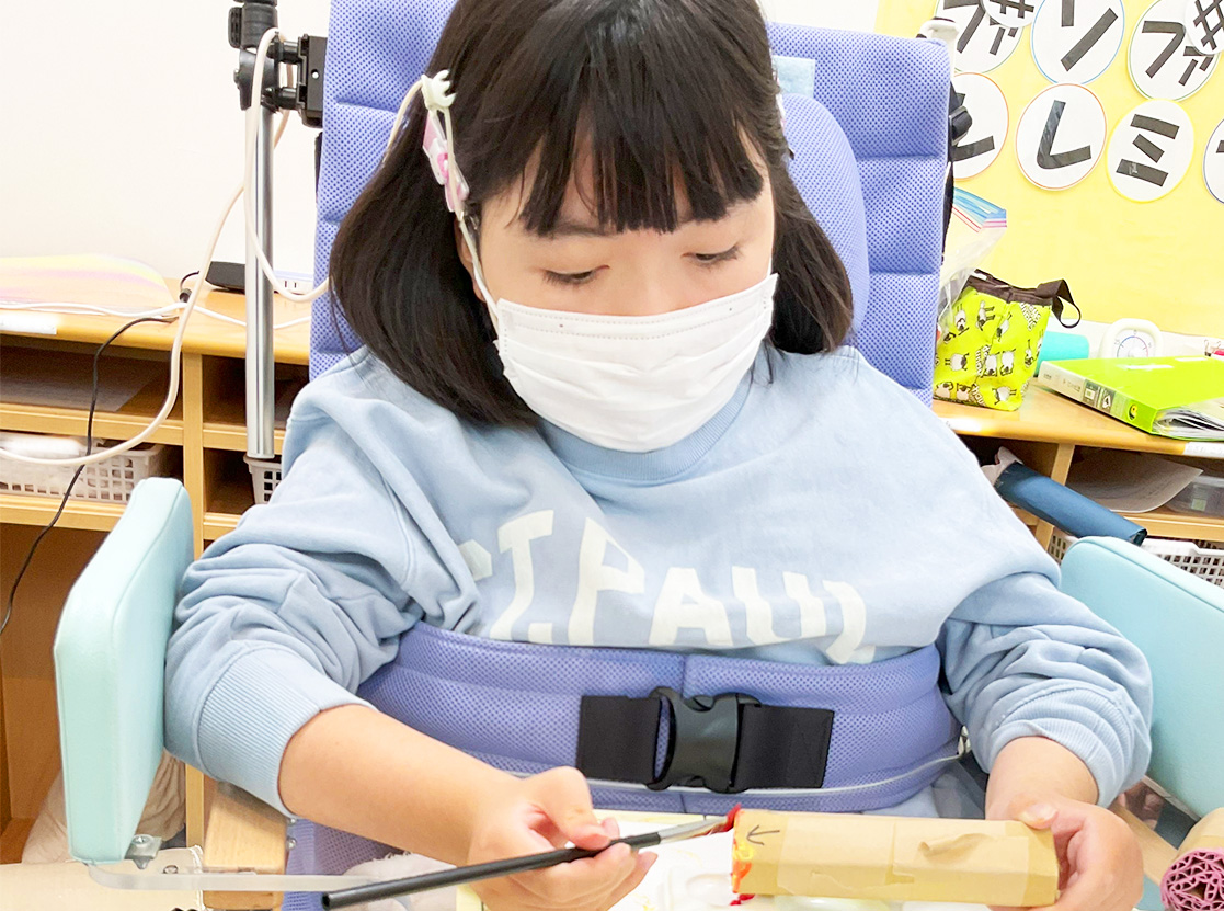 花束カレンダーづくりの様子3