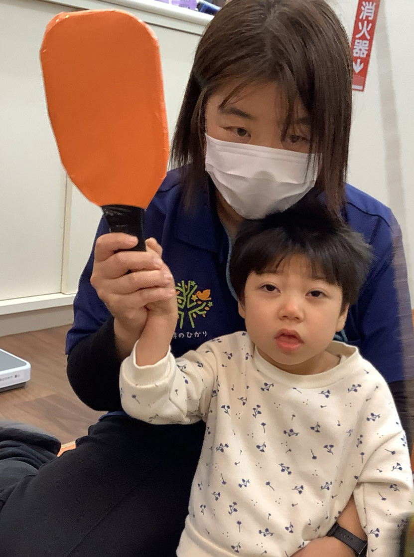 羽子板遊びの様子3