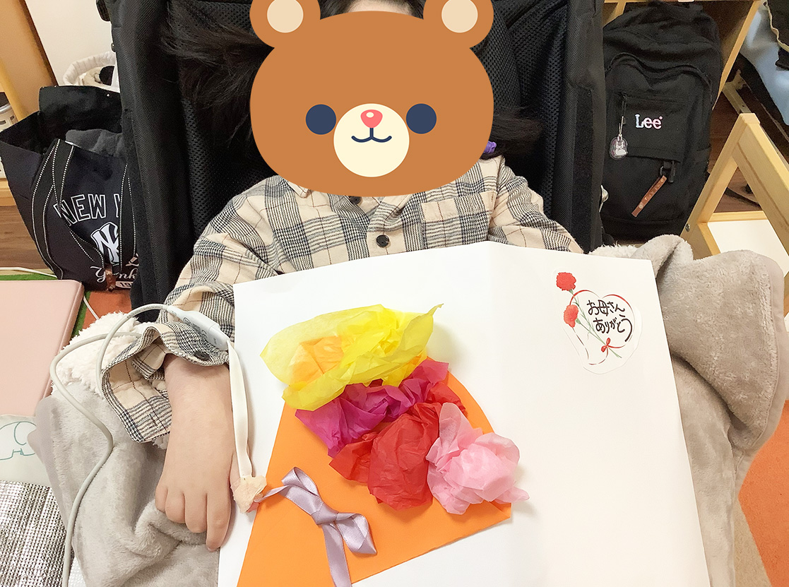 母の日制作の様子6